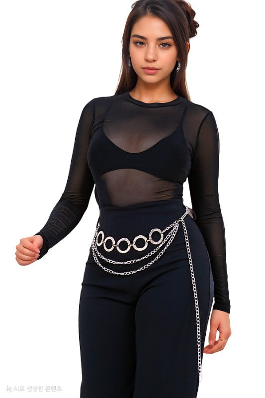 Fitted top mesh
