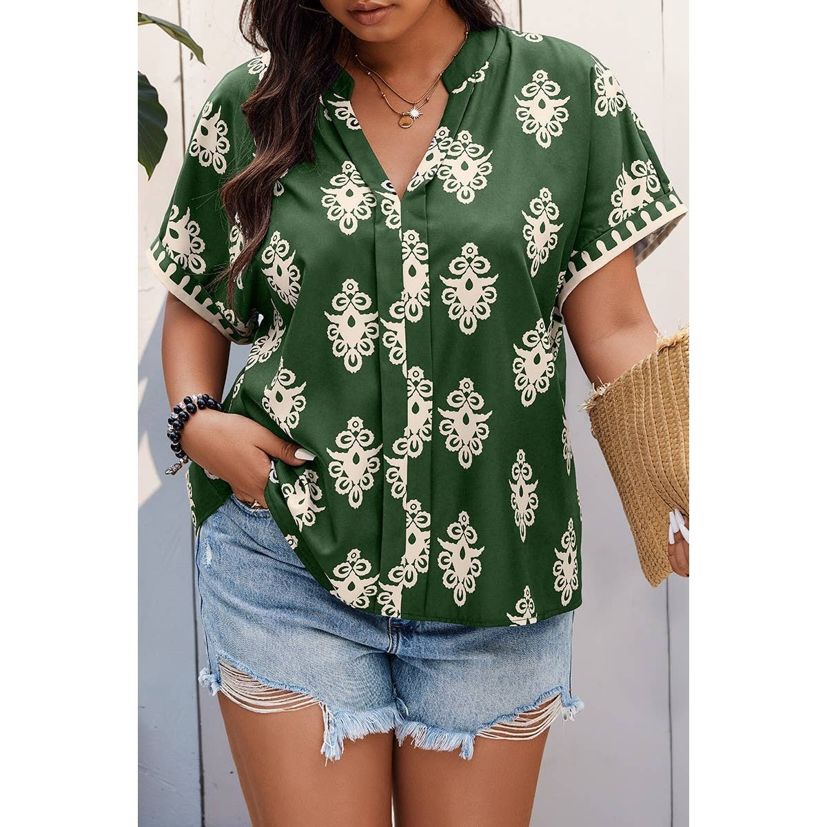 Flowing Printed Blouse