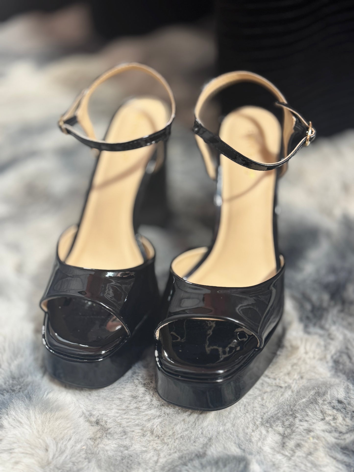 Midnight Gloss Heels