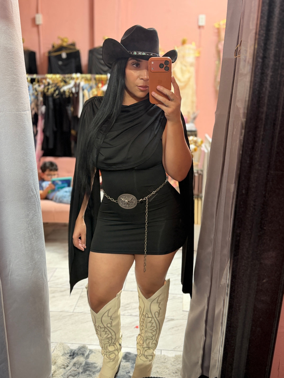 Luxe Drape Dress