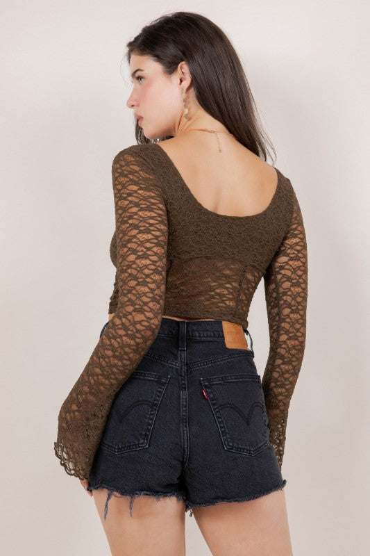 Country Charm Lace Top
