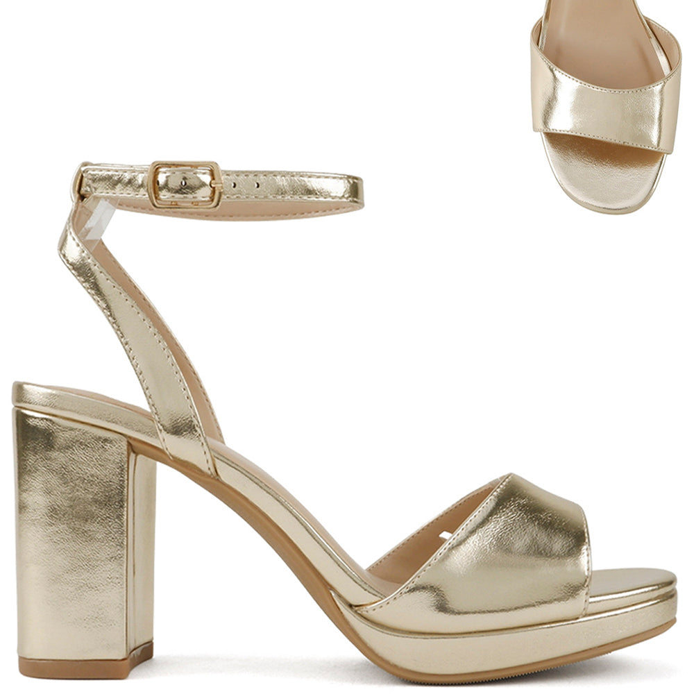 Golden Glow Heels