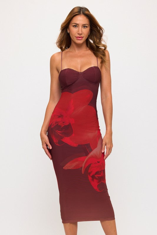 Scarlet Midi Dress