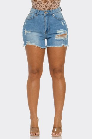 Denim Mini Short