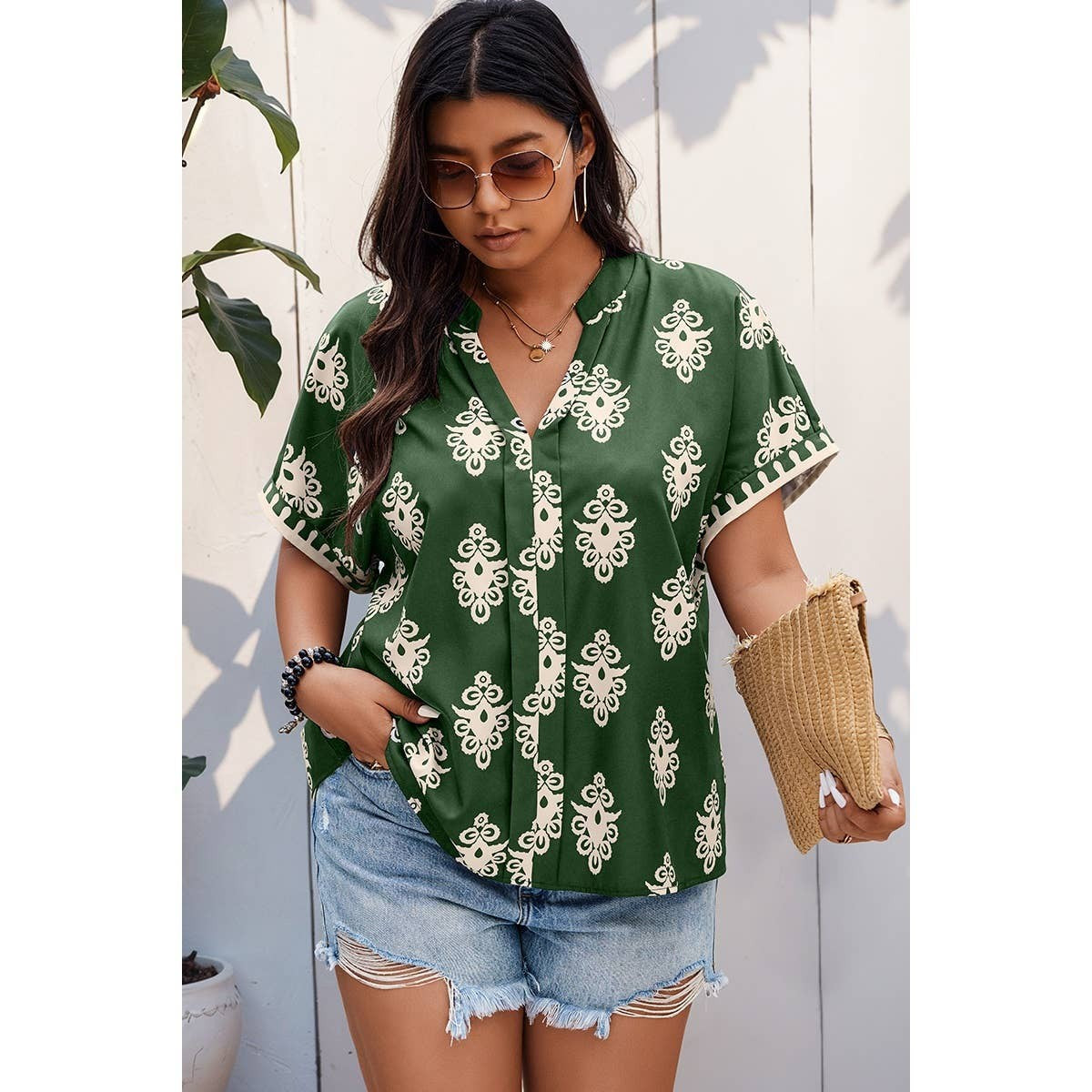 Flowing Printed Blouse