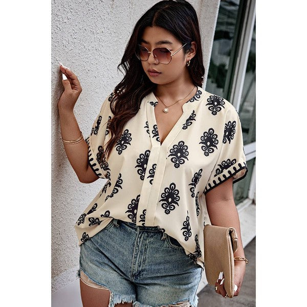 Flowing Printed Blouse