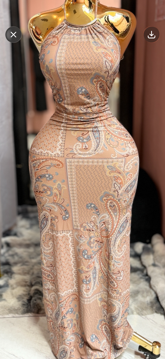Mocha Mirage Dress