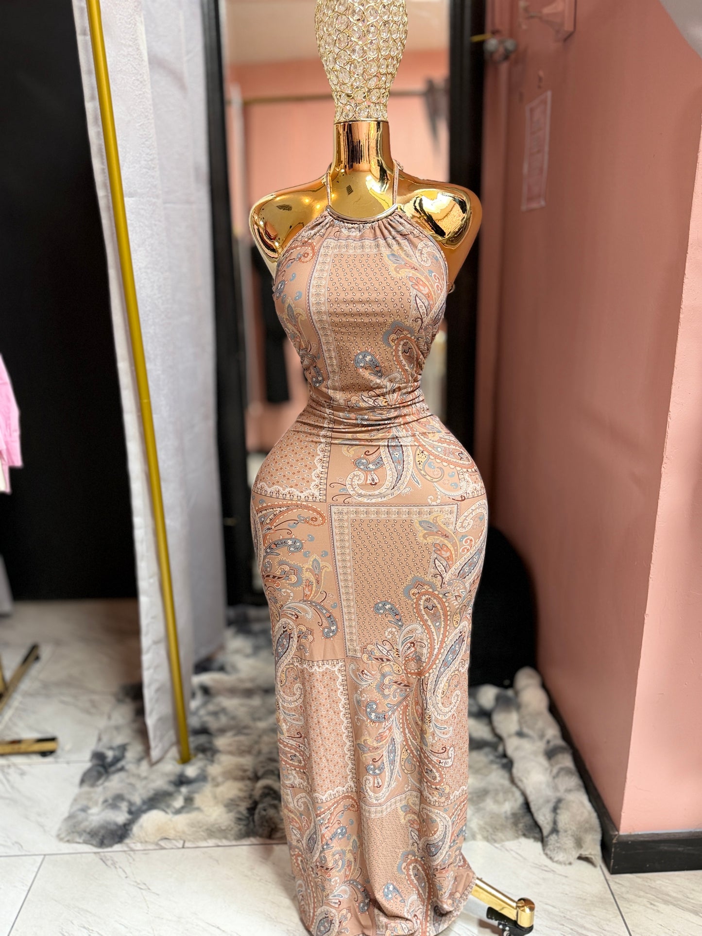 Mocha Mirage Dress