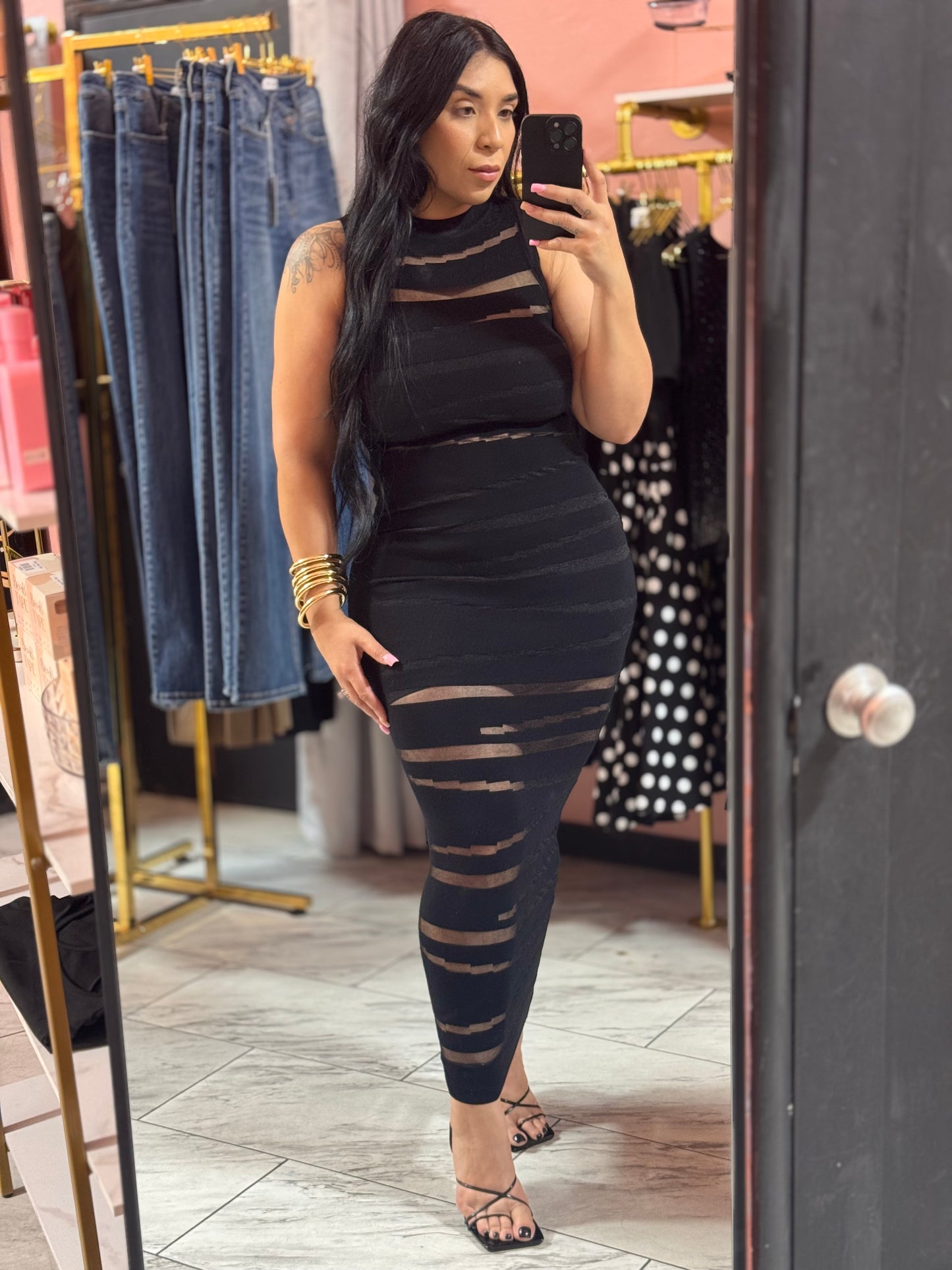 Midnight Illusion Dress