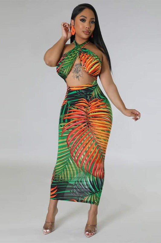 Casual Sexy Maxi Suitable Size Sets