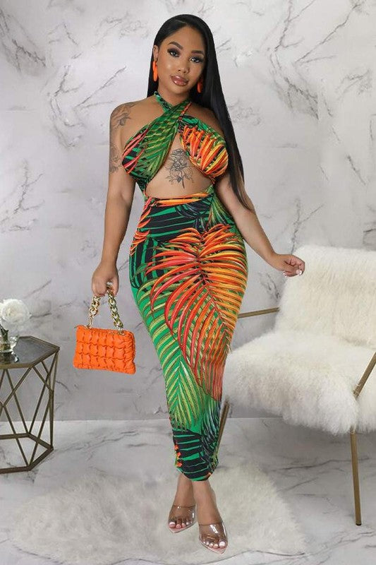 Casual Sexy Maxi Suitable Size Sets