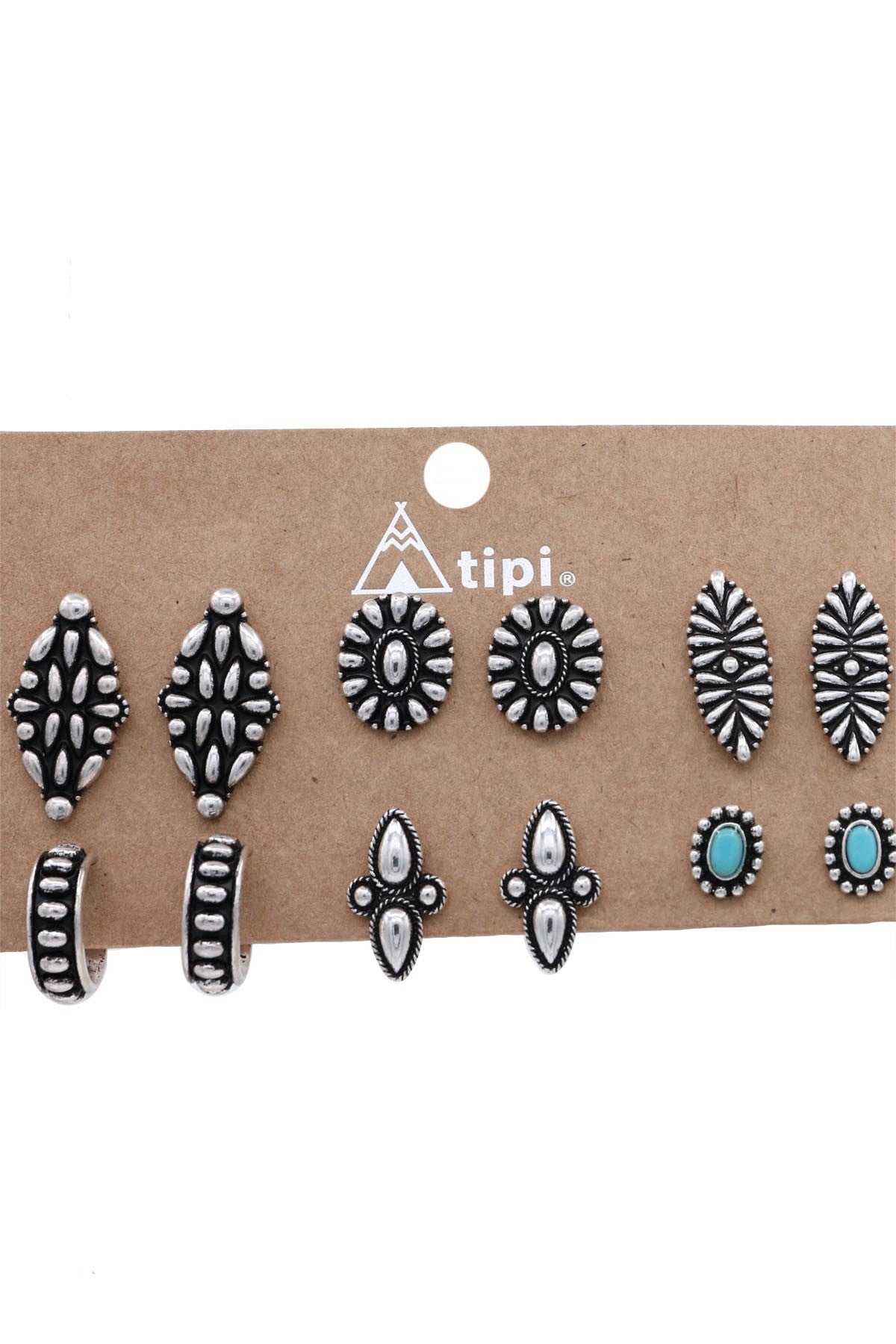 Metal western Assorted Earrings